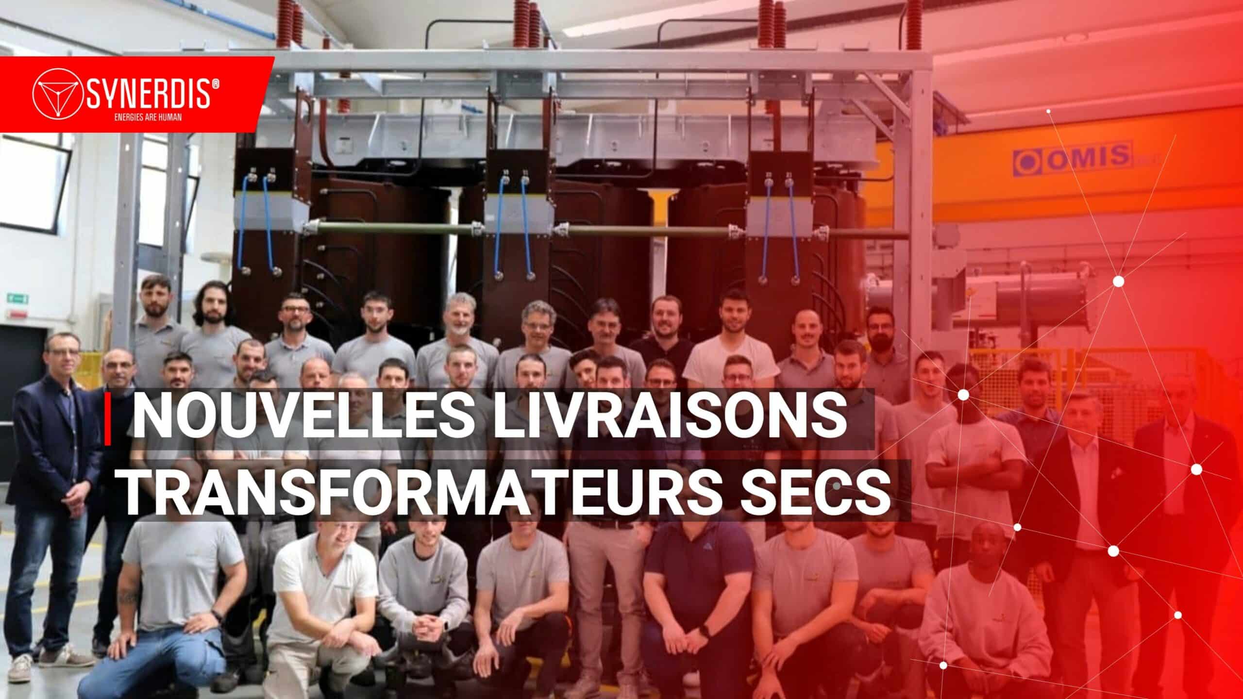 Livraison de transformateurs secs enrobés TRAFO ELETTRO SRL pour le marché français