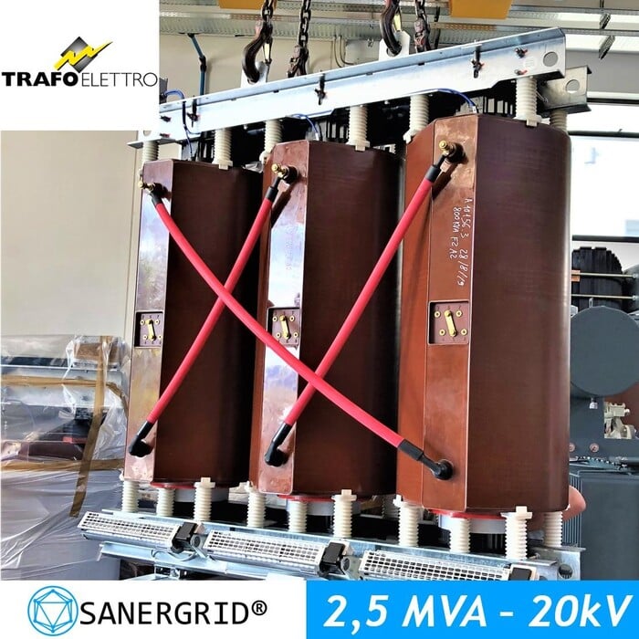 Transformateurs secs enrobés ECODIS20 2.5 kVA 20 kV Trafo ELETTRO 